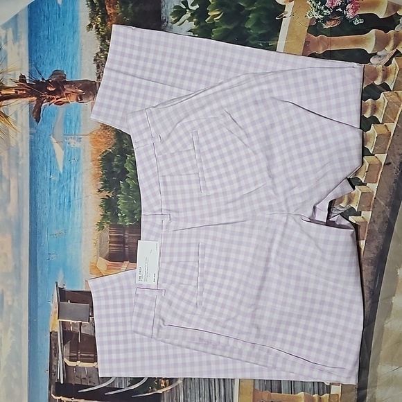Ann Taylor High-Waisted Cropped Gingham Chino Pants Size‎ 6 Petite NWT 6P - Picture 5 of 6